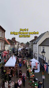From above, Brigg Farmers Market looks even more beautiful 💚 Fresh food, friendly faces, and small-town charm #lovebrigg #Christmas #fypシ | Lak Yates