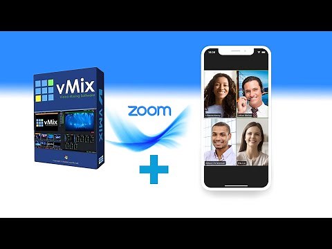 Zoom integrado ao vMIx com uma única tela
