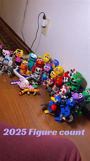 2025 final figure count #lego #sesamestreet #helluvaboss #warhammer40k #pokemon