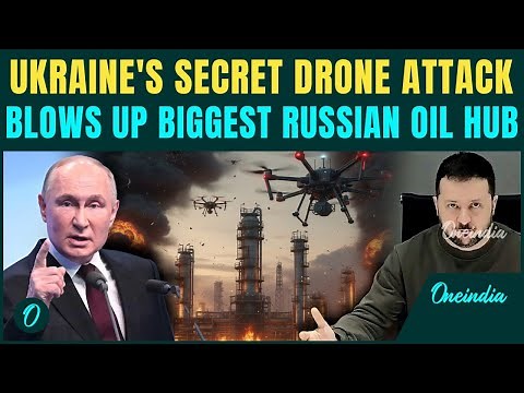Ukraine STRIKES Russia’s Biggest Oil Refinery: Massive Drone Attack Blows Up Putin's Oil Empire