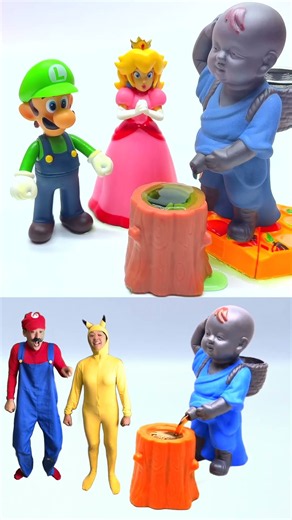Super Mario Brothers | Baby cute & Princess Peach Toys Fun ASMR VIDEO #toys #humor #mario