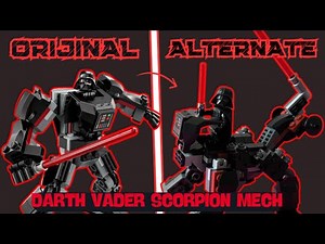 LEGO STAR WARS 75368 DARTH VADER SCORPION MECH ( Alternate Build ) #lego #starwars #mech #moc