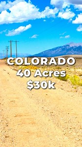494K views · 4K reactions | 40 Acres of LAND for SALE in COLORADO...