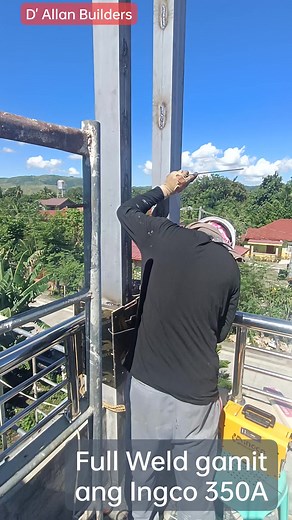 Full Weld gamit ang Ingco Inverter Welding Machine 350A | D' Allan Builders