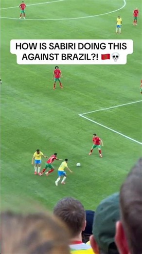 البرازيل ضد المغرب -كأس العالم2026 FIFAعبد الحميد سابيري كان يلعب بثقة على أكبر مسرح