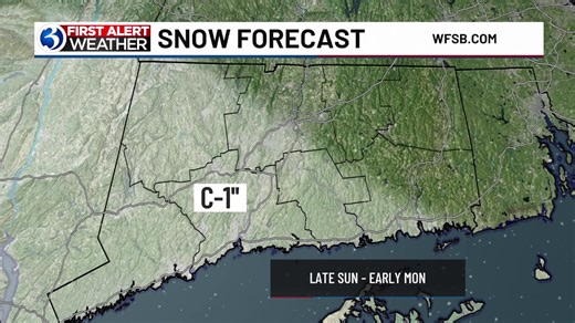 Good Sunday morning! ☀️ Subtle changes to the SNOW FORECAST & tracking a system for Wed and another Fri that could produce rain or wintry precip... An update with Jill Gilardi | WFSB - Channel 3 Eyewitness News