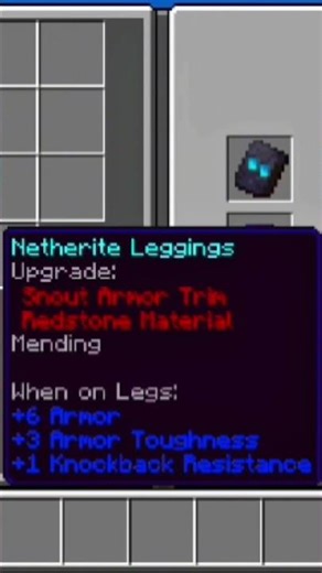 "Epic Nether Warrior skin pvp❤" minecraft armor trim combo