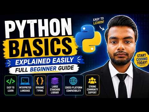 Python Basics Explained Easily | Full Beginner Guide | in Hindi Part 2