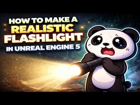 How To Make a Realistic Flashlight in Unreal Engine 5 - (Blueprint Tutorial)