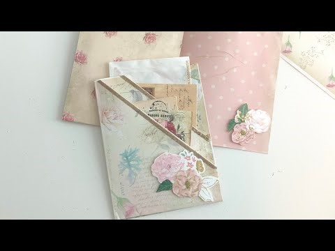 Double Pocket Card w/ Single or Double Sided Paper 8.5 x11 inch Printable IDEAS 💡 Junk Journal