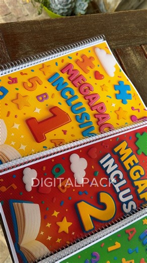 🧩 MegaPack Inclusivo Infantil Transformá tus clases con el recurso más completo para la Educación Inclusiva. Este pack fue creado especialmente para docentes y padres que buscan materiales prácticos, visuales y listos para aplicar en el aula o en casa. Dentro vas a encontrar más de 500 recursos digitales, diseñados para trabajar: ✅ Atención y concentración ✅ Lenguaje y comunicación ✅ Emociones y autocontrol ✅ Dislexia, TEA, TDAH y Síndrome de Down ✅ Lectoescritura, praxias, pictogramas y grafom