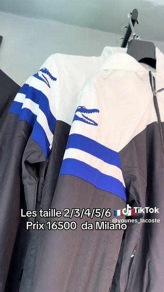 Lacoste : Découvrez les tailles disponibles et prix