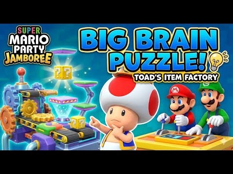 Mario Party is actually a PUZZLE Game now?! (Toad’s Item Factory)