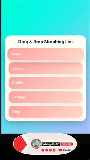 "Drag & Drop List in HTML CSS JS | Interactive Web Project"