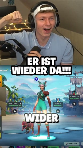 ER IST WIEDER DA 🔥 #fortnite #gaming