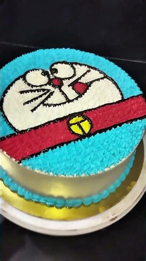 Beautiful Cake Finishing 🎂 | Anniversary & Mickey Mouse Cake #shorts
