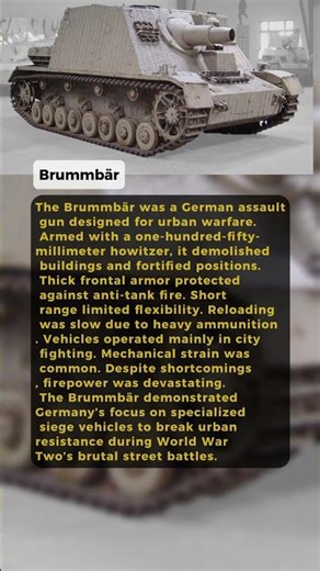 German Brummbär Assault