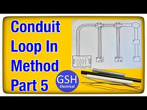 Wiring Diagram Conduit Loop-In Method Part 5 - Lighting Circuits in PVC Singles - 2 Way Switching