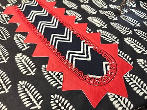 46K views · 1.9K reactions | In this Video i will show you how to make beautiful patchwork neck design for printed cotton kurti #kurtidesign #sewing #stitching #tailoring #fashiondesigning #kurti | Knotty Stitches | Facebook