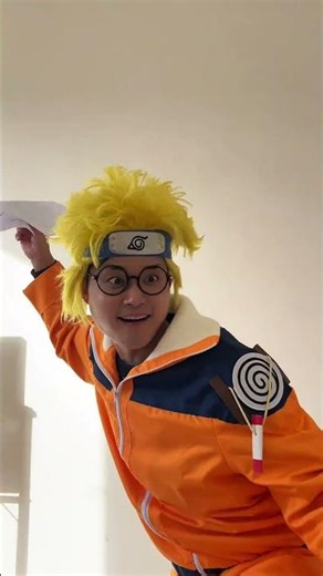 when the little partner saw his exam paper... #cosplay in the second dimension#