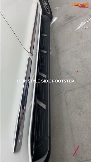 Toyota Innova Crysta Upgrade | OEM Side Footstep & Rear Guard | Emporio by Autoform
