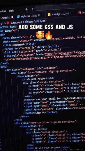 Front End Developer • Making Cool Websites on Instagram: "Let css and JavaScript work🔥🔥 Creds: Inspired by Codepen . . . . . . . . . . #web #webdeveloper #webdevelopment #webdesigner #learning #challenge #100daysofcode #code #coder #coding #careerpath #careerdevelopment #form #javascript #css #html #form #technology #techtrends #tech #softwareengineer #python #explore"