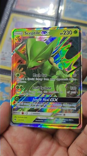 Day 86 - Full Holo TCG Living Pokédex Project - Treecko Evolution Line