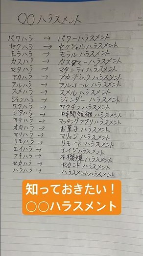 知っておきたい！○○ハラスメントの種類‼️【パワハラ】