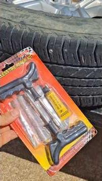 How to use a tire repair kit | Fix a hole in your tire, explained in 3 minutes 👍