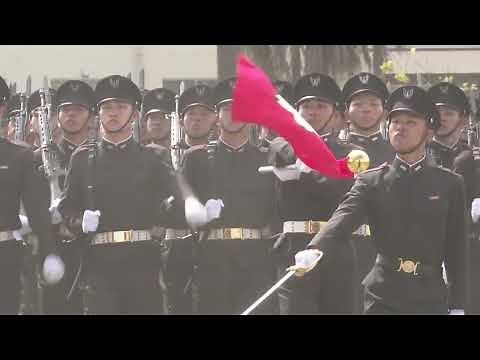 陸上自衛隊高等工科学校 開校祭 観閲行進 (陸軍分列行進曲)