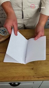 Notebook page reinsert trick #notebook #page #fix