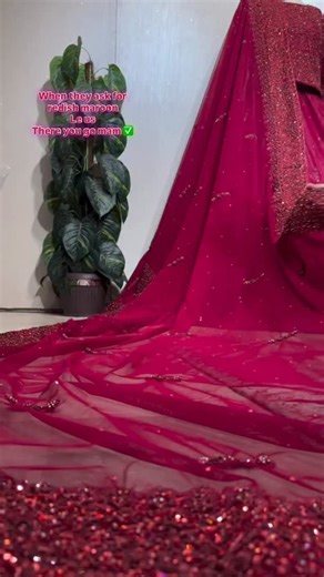 Redish maroon with same work is new trendy WHATSAPP 923005298813 Book your appointments and orders at WHATSAPP #facebook #instagram #youtube #twitter #tiktok #instagood #love #like #socialmedia #follow #viral #whatsapp #trending #marketing #music #reels #google #digitalmarketing #photography #insta #india #fashion #memes #followforfollowback #socialmediamarketing #business #linkedin #likeforlikes #spotify #art | Shadivibes