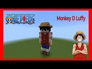 Monkey D Luffy Pre-Timeskip | One Piece | Minecraft Tutorial