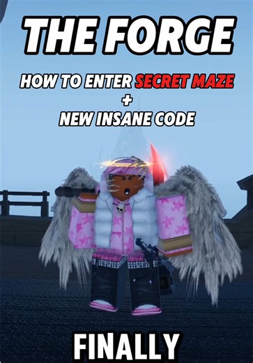 How To Enter Secret Maze New Insane Code | The Forge #theforge #robloxtheforge #roblox #fyp #foryou