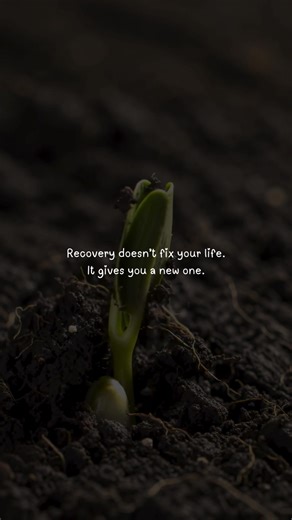 It didn’t repair the past. It opened a future. #addiction #recovery