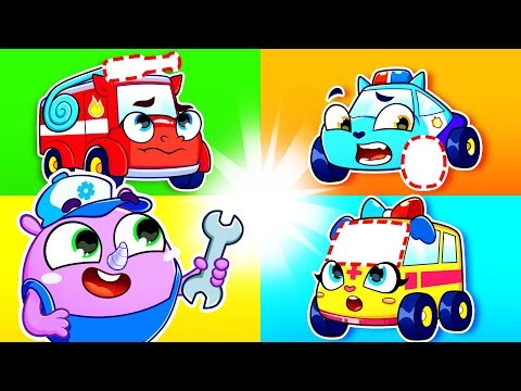 🔧🚑 Let’s Repair Baby Cars! 🛠️ Toy Adventure 🚒🚓 Muffin Socks