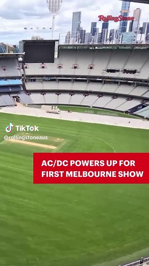 AC/DC Concert Stage Build Timelapse at MCG