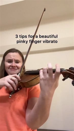 Meghan Faw l Violin Lessons on Instagram: "3 tips for a beautiful pinky finger vibrato ✨"