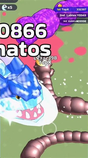 Snake Clash VIP Best Gameplay 2015 #snakeclash #games #viralshorts