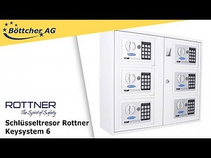 Schlüsseltresor Rottner Keysystem 6, T05358