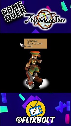 Threads of Fate (1999/PS1) | Rue’s Dark Revenge and Emotional Action RPG Story 🗡️🌑 | GAME OVER