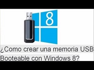 Crear Una memoria USB booteable con Windows 8 ☞ Software Tutoriales ᴴᴰ