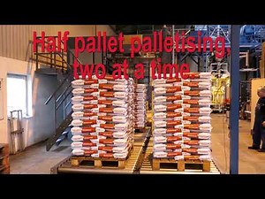 Ehcolo - Peat - Packing line - Bagging machine (T2), Palletizer (PM 800) and Stretch Wrapper (300AE)