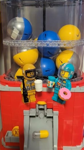 LEGO Capsule Machine Full of Surprises! 🔵🟡 #shorts