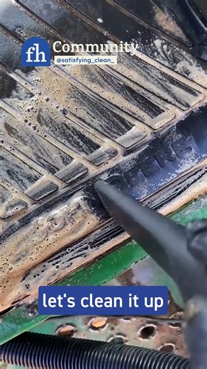 @satisfying_clean_ takes you through a full tractor detail. Look at that before and after! #diy #familyhandyman #detailing #tractor #cleaning | Family Handyman