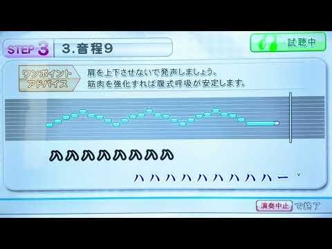 STEP 3 ３．音程９ 音程低め 標準 シルバー 初音０ミス 初音以降14ミス 2025/9/9 ４周目