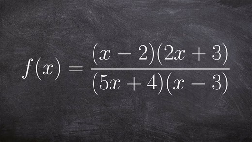 Learn how to determine the vertical asymptotes of a rational function
