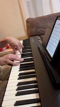 Learning piano at 1 year, 11 months: My Romance lead sheet