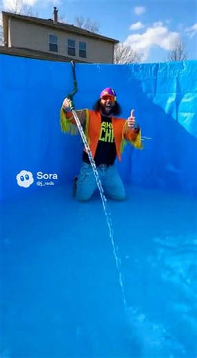DIY #6 - How to assemble an above ground pool with Randy Macho Man Savage #diy #macho man #wwe