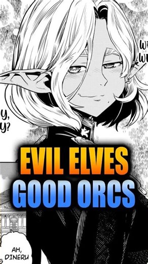 When the Elves are Evil and Orcs are Good #manga #mangarecommendations